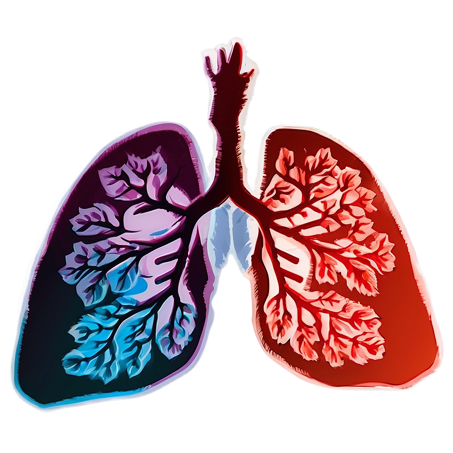 Lungs Silhouette Graphic Png Eeq1