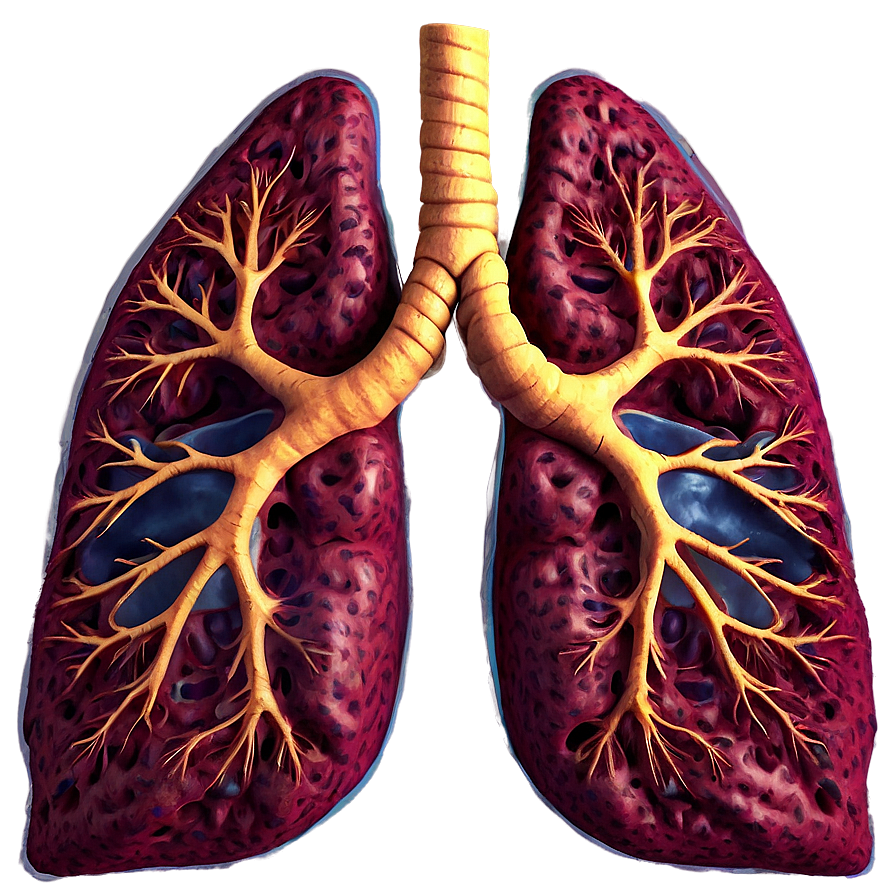 Lungs With Airflow Effect Png 05232024