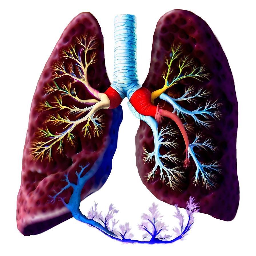 Lungs With Airflow Effect Png 2