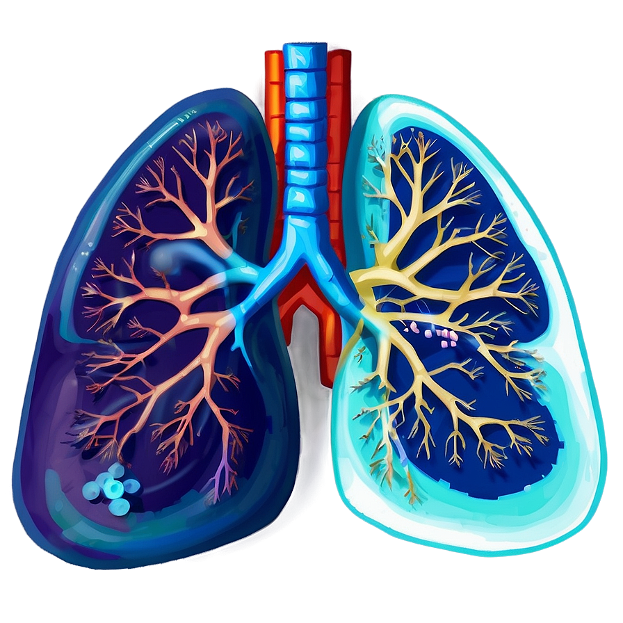 Lungs With Medical Tools Png 29