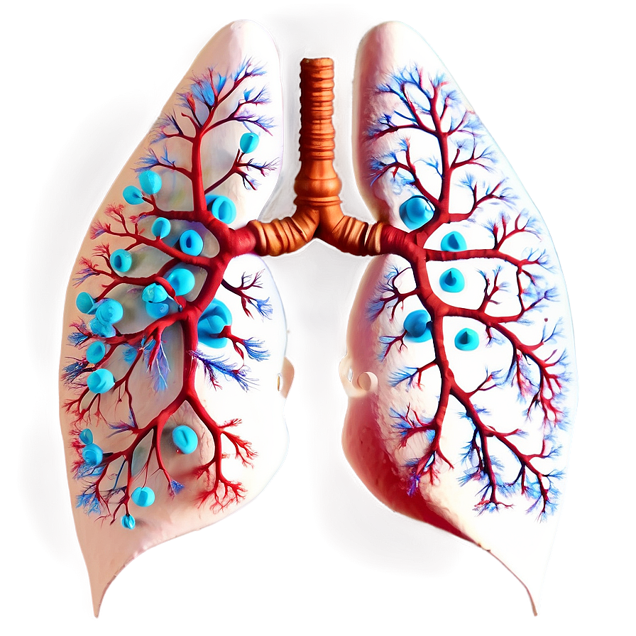 Lungs With Oxygen Molecules Png 05232024