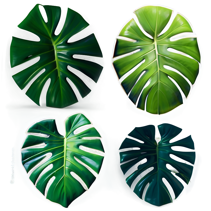 Lush Monstera Plant Png Cap13