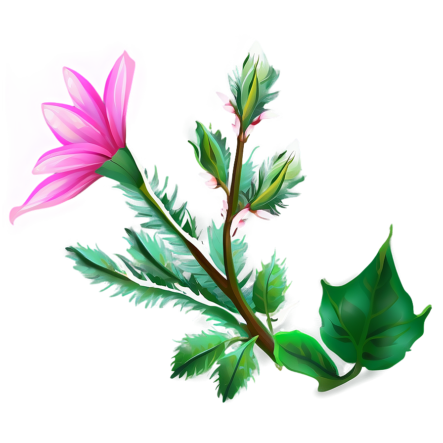 Lush Pink Flower Png Vgy77