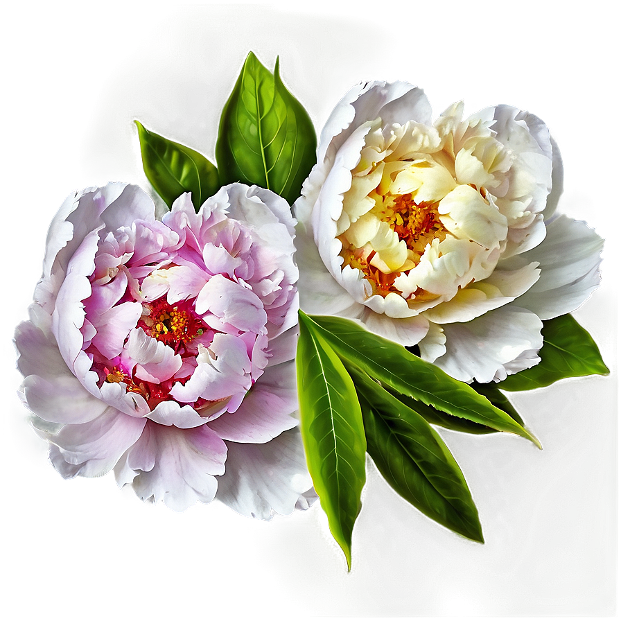 Lush Spring Peony Png 25