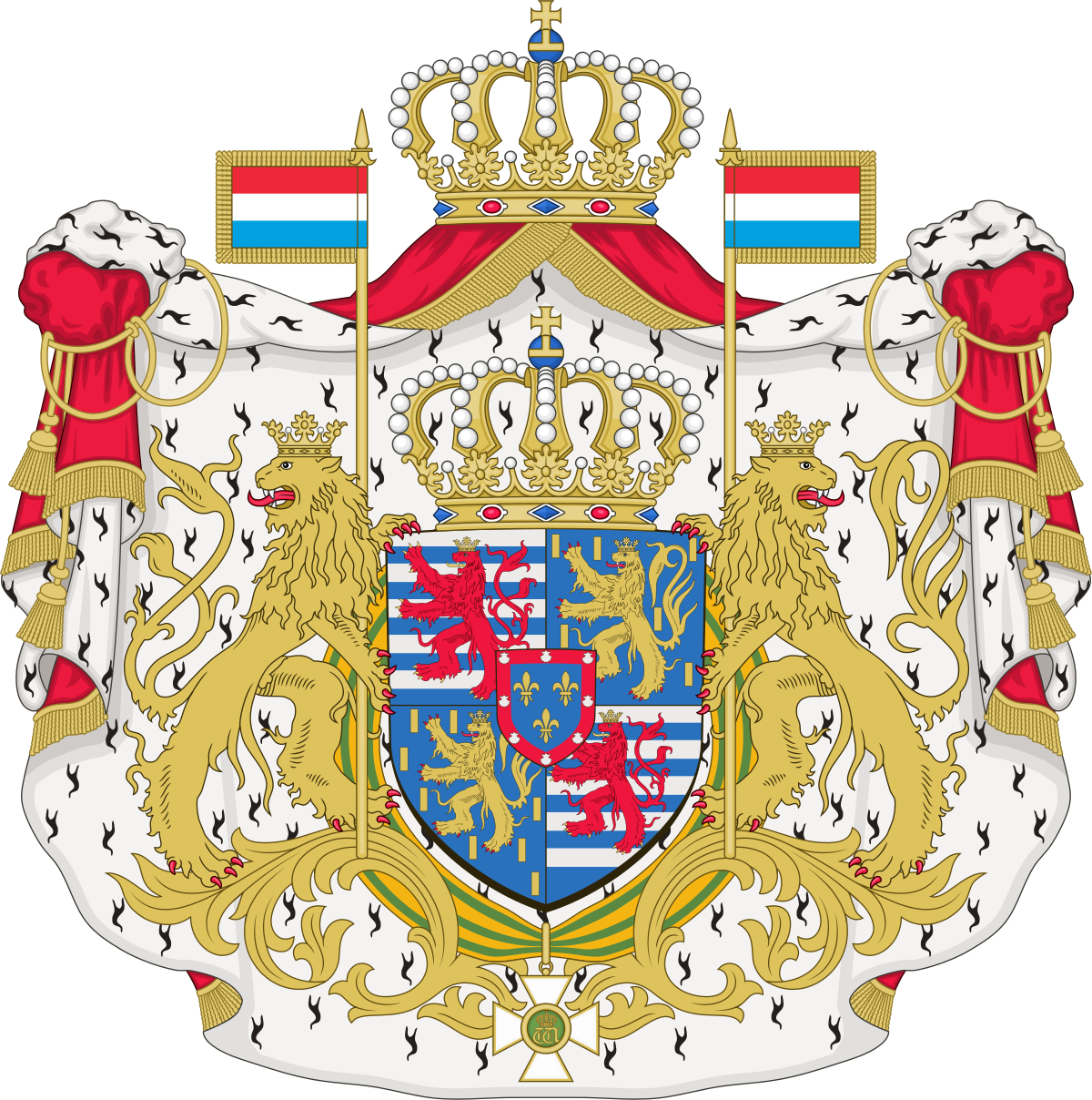 Luxembourg_ Grand_ Ducal_ Coat_of_ Arms