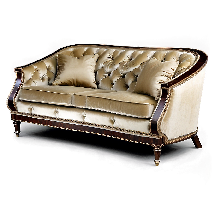 Luxurious Velvet Sofa Png Pet5