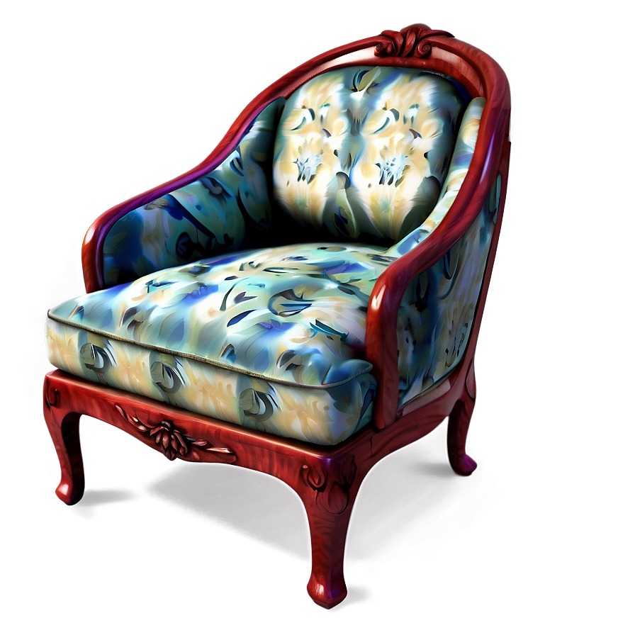 Luxury Armchair Model Png 06262024