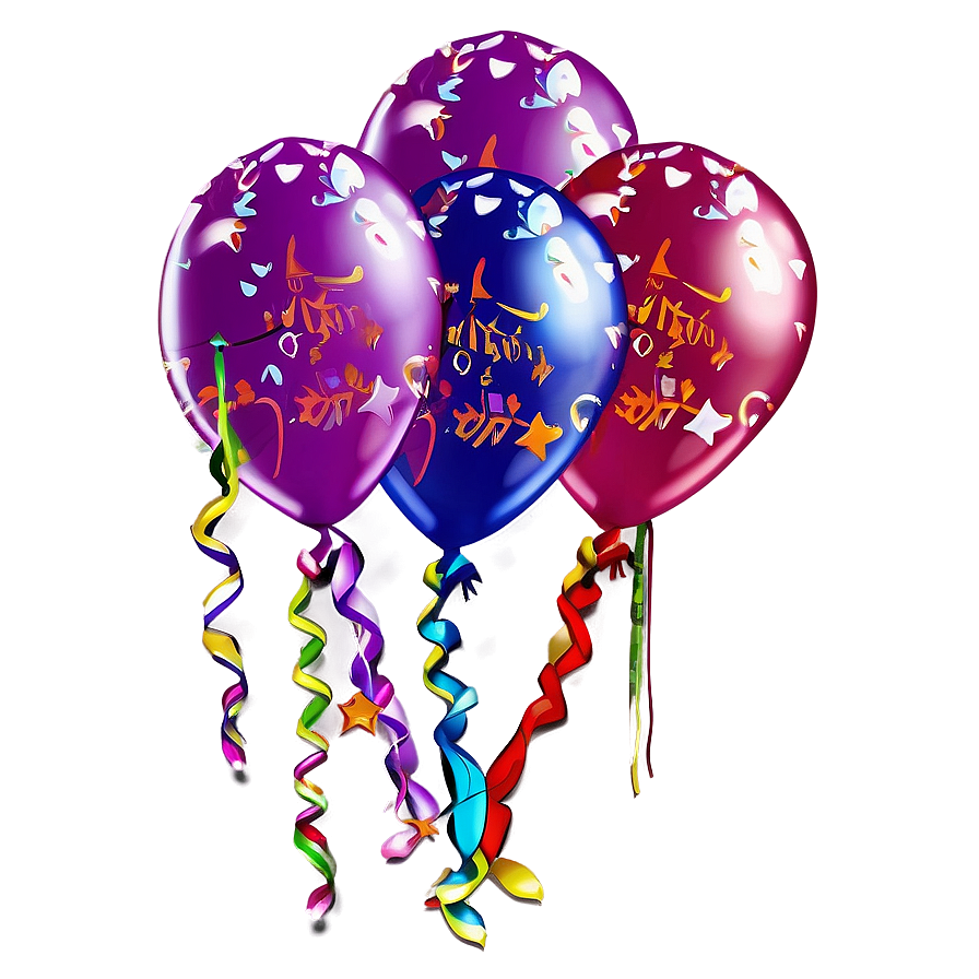 Luxury Birthday Balloon Png Hig91