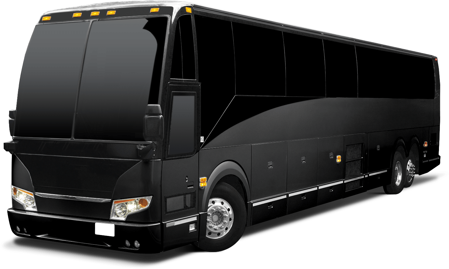 Luxury Black Tour Bus