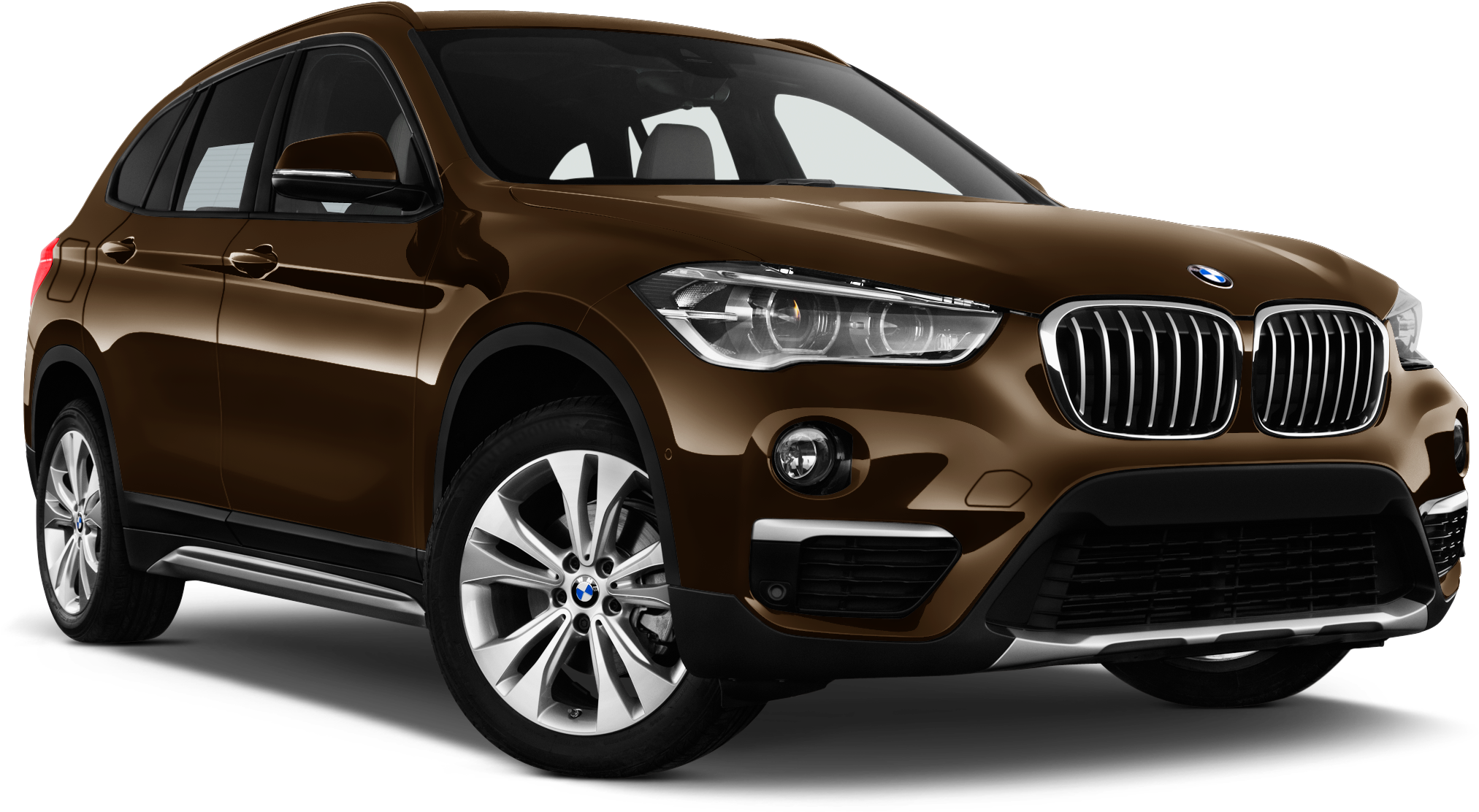 Luxury Brown S U V B M W Profile View