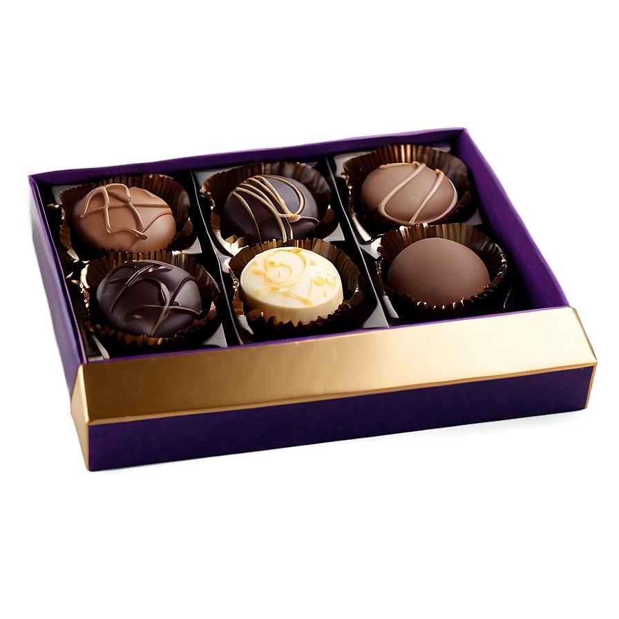 Luxury Chocolate Gift Box Png Weh85