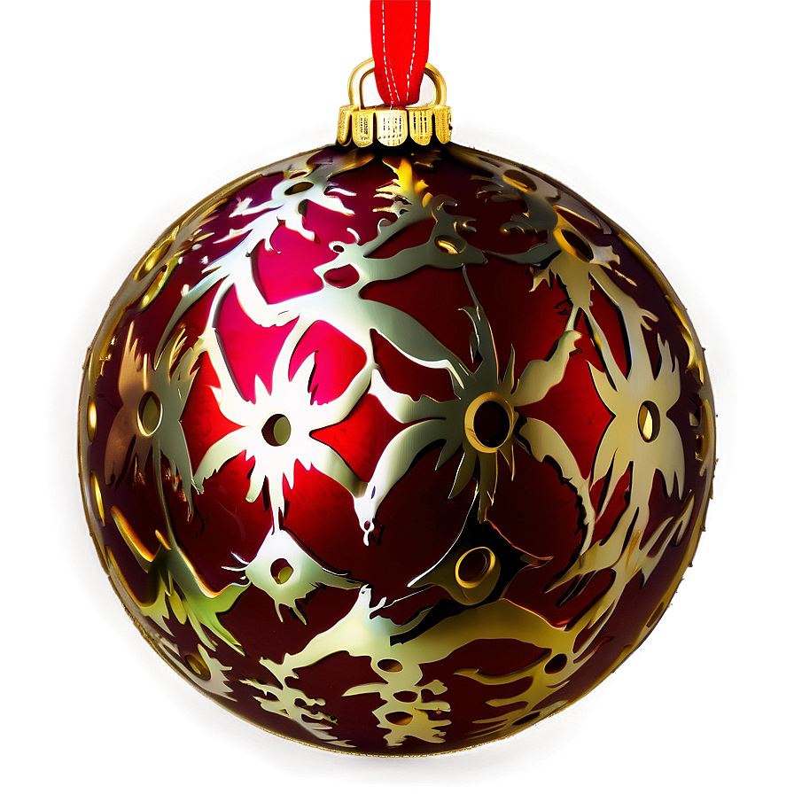 Luxury Christmas Ornaments Png 86