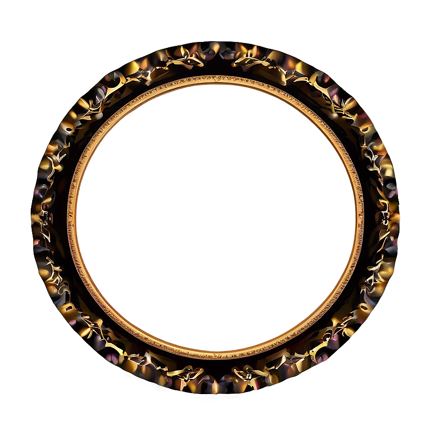 Luxury Circle Frame Png Rak82