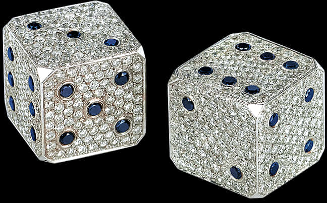 Luxury Crystal Dice Set