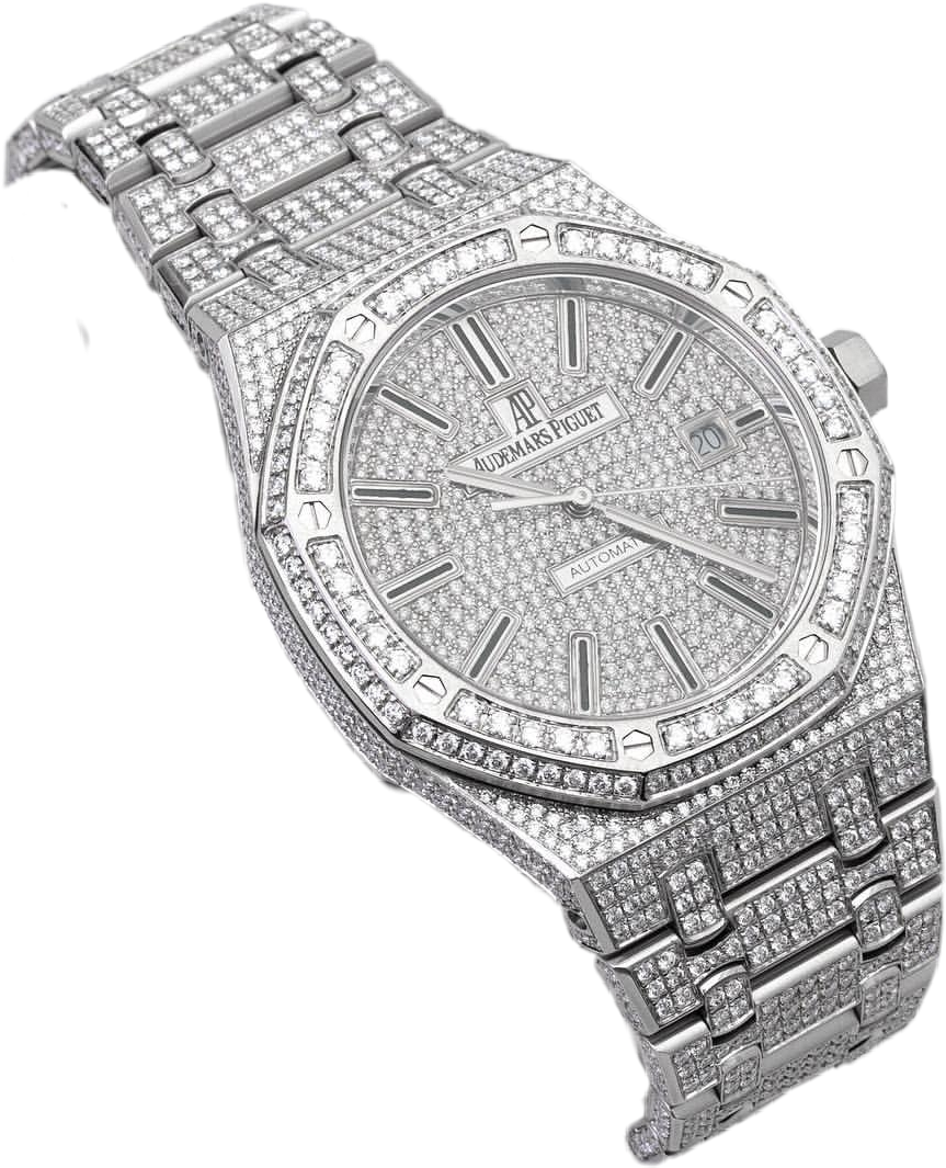 Luxury Diamond Encrusted Wristwatch