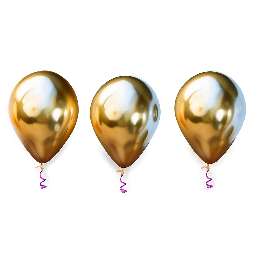 Luxury Gold Balloon Png 94