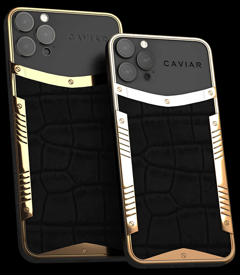 Luxury Gold Blacki Phone12 Design