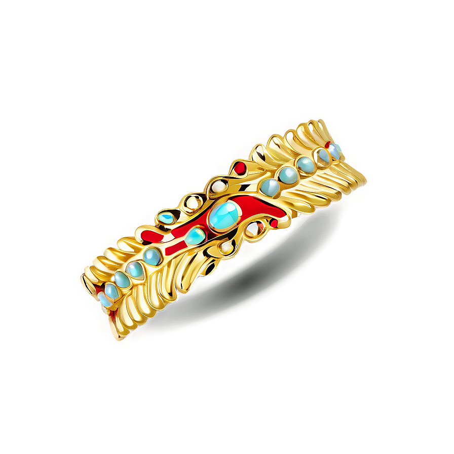 Luxury Gold Bracelet Design Png 16