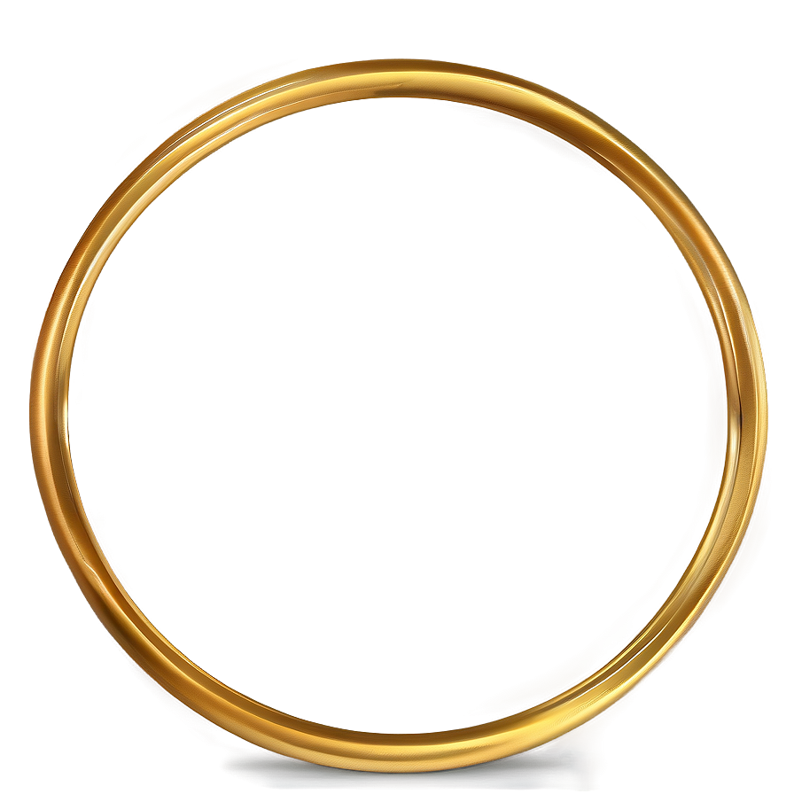 Luxury Gold Circle Frame Png 61