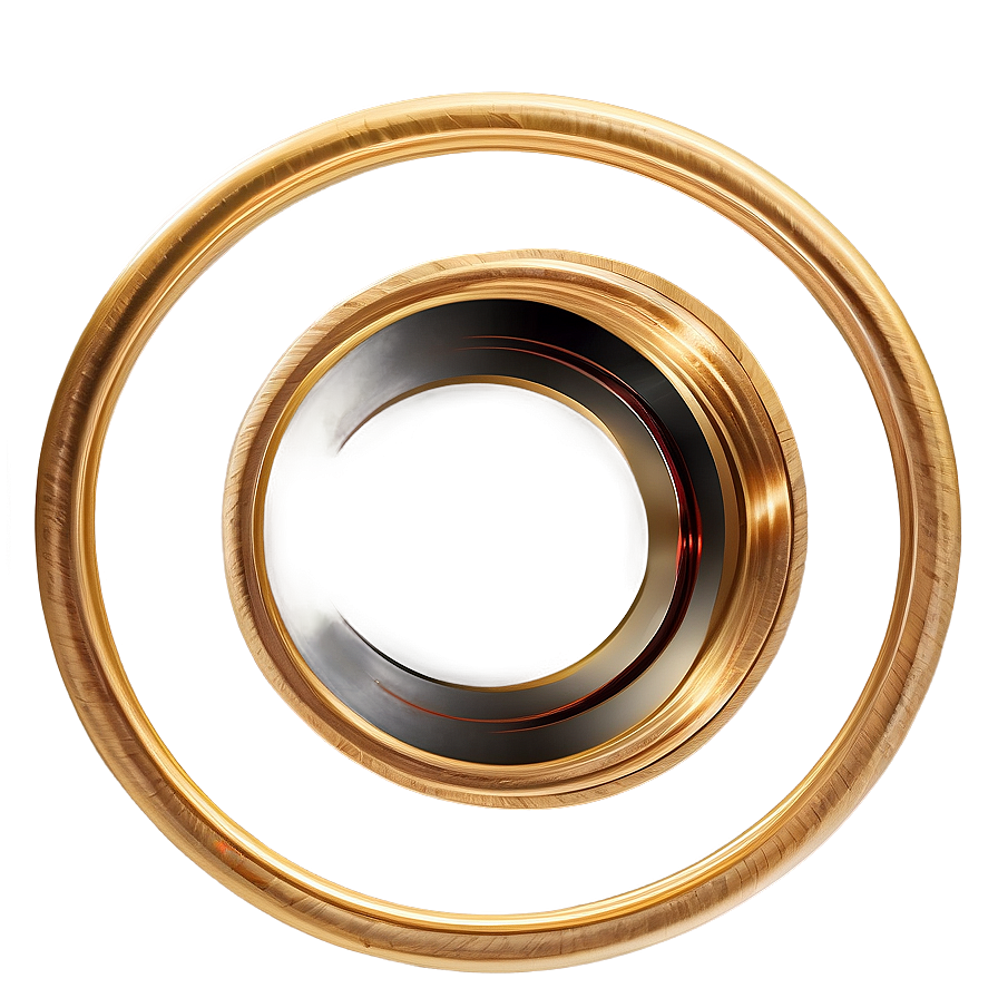 Luxury Gold Circle Frame Png Luy