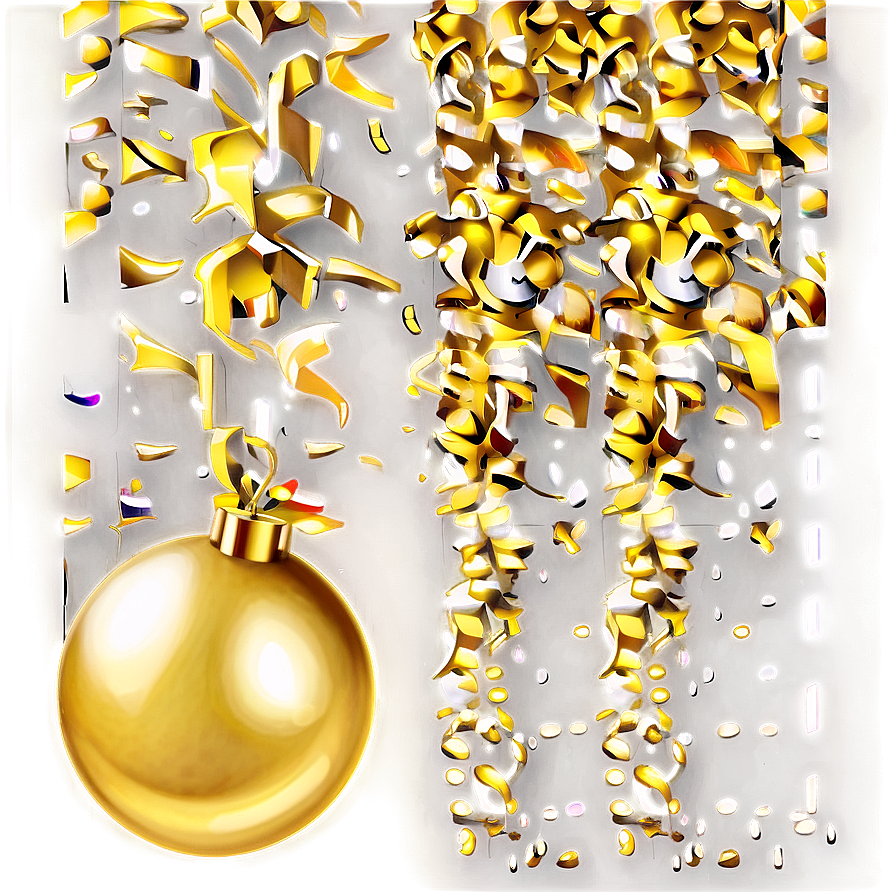 Luxury Gold Confetti Png 31