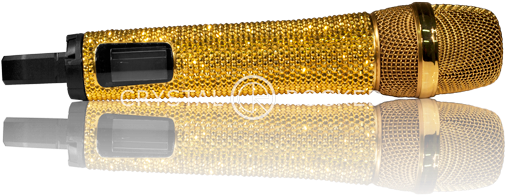 Luxury Gold Crystal Microphones