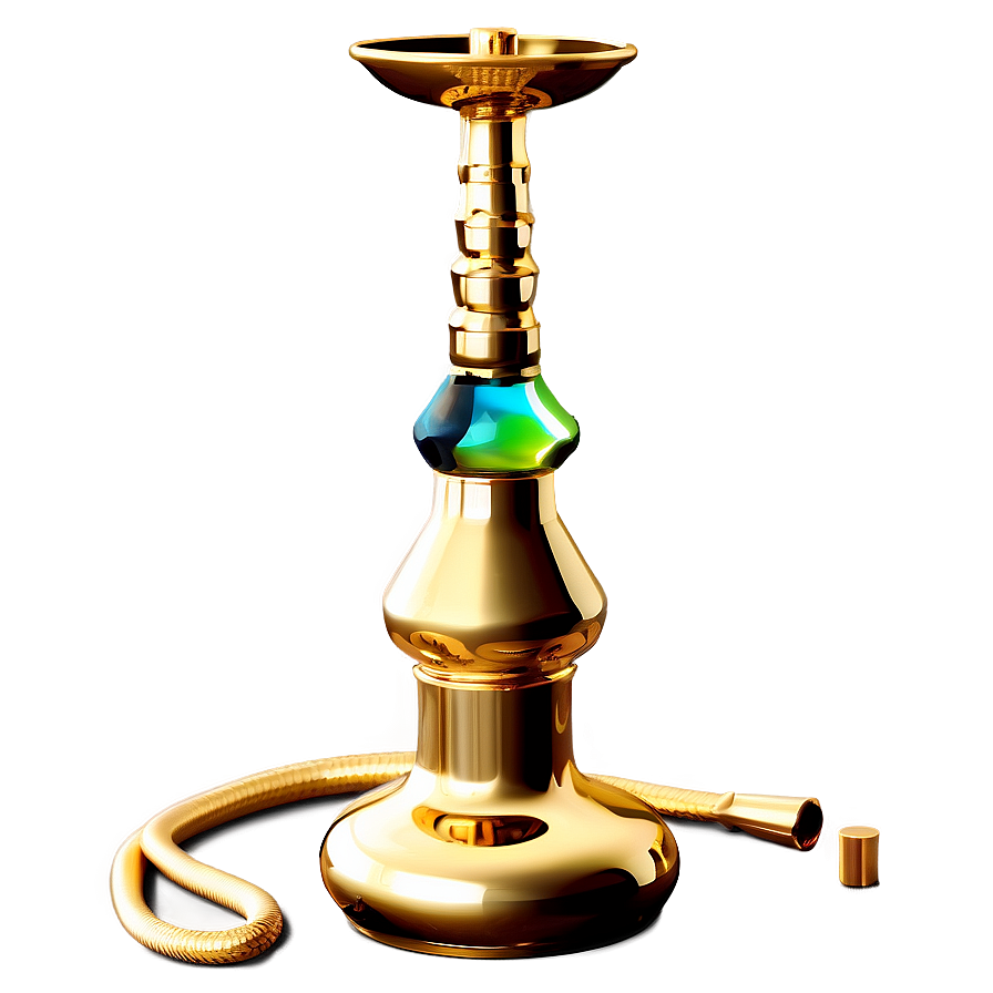 Luxury Gold Hookah Png Maf78