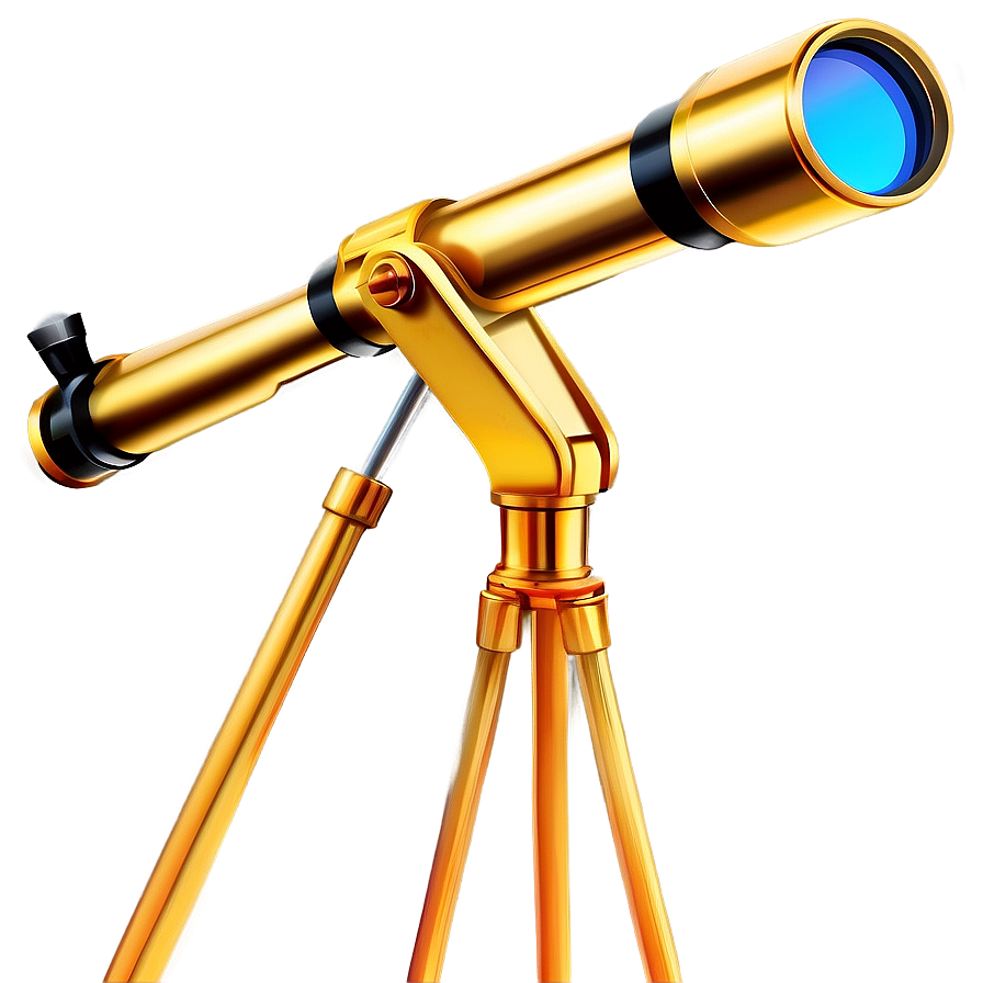 Luxury Gold-plated Telescope Png 05242024