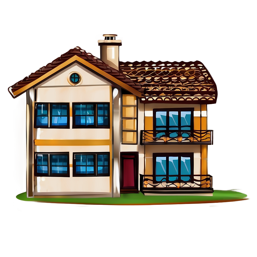 Luxury House Clipart Png Eai