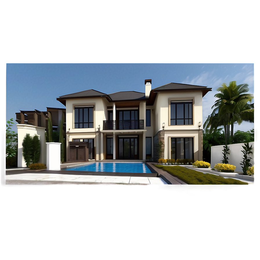 Luxury Mansion Exterior Png Abs39