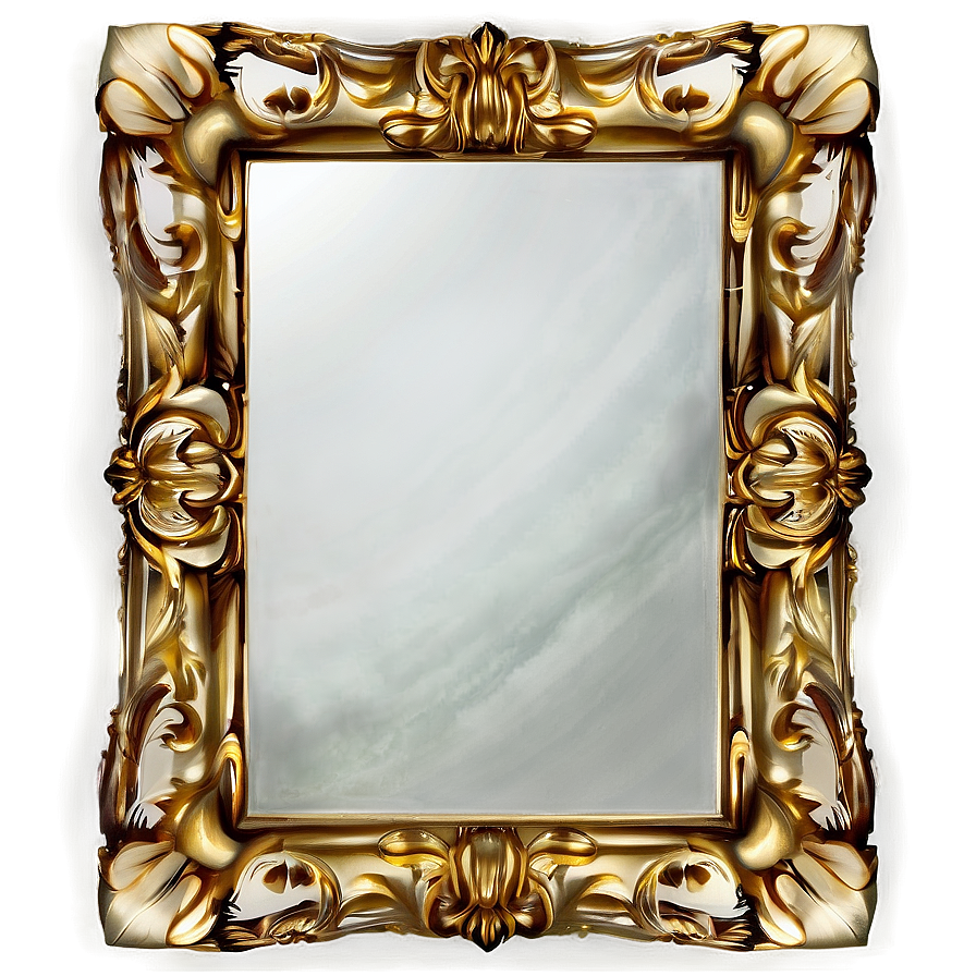 Luxury Mirror Frame Png 06212024