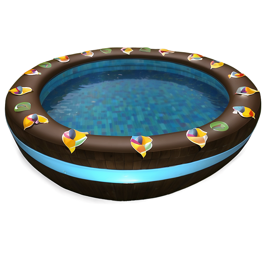 Luxury Pool Png Red