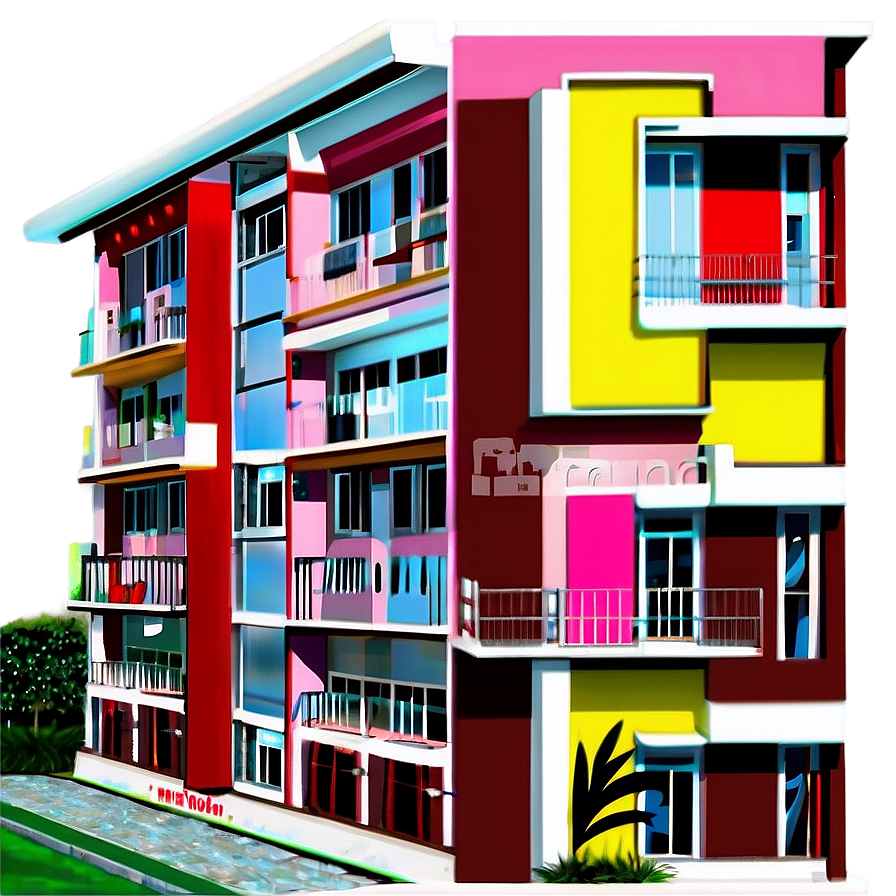 Luxury Residential Building Png 05242024