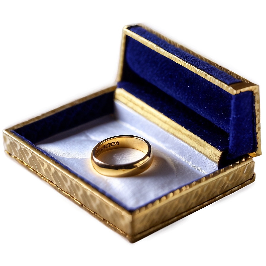 Luxury Ring Box Png 06282024