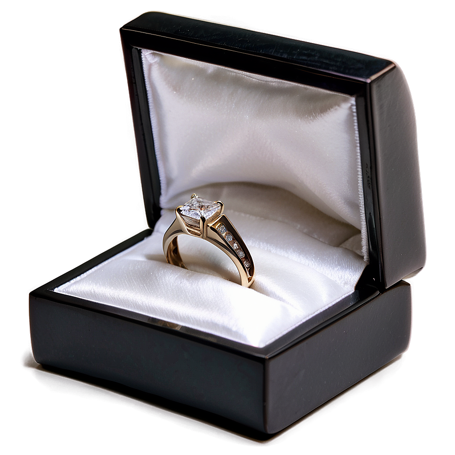 Luxury Ring Box Png 06282024