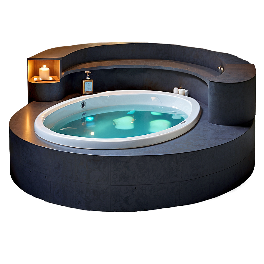 Luxury Spa Tub Concept Png 50