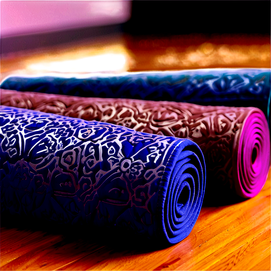 Luxury Velvet Yoga Mat Png 20