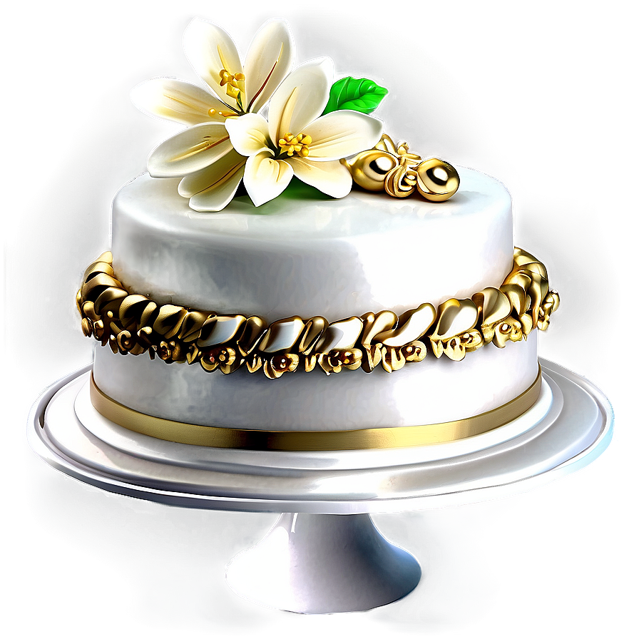 Luxury Wedding Cake Png 37