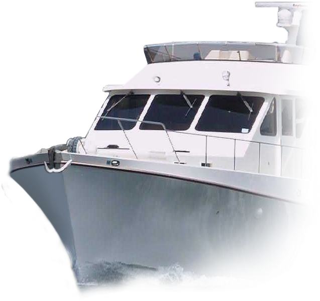 Luxury Yacht Cruisingon Water