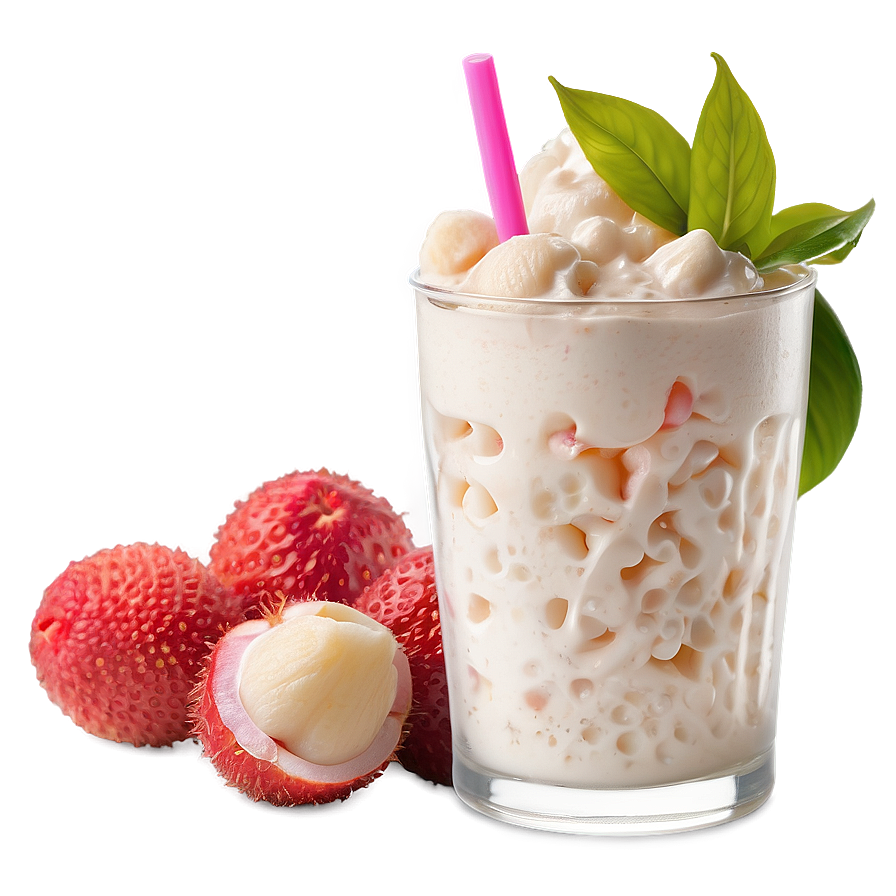 Lychee Milkshake Png 05242024