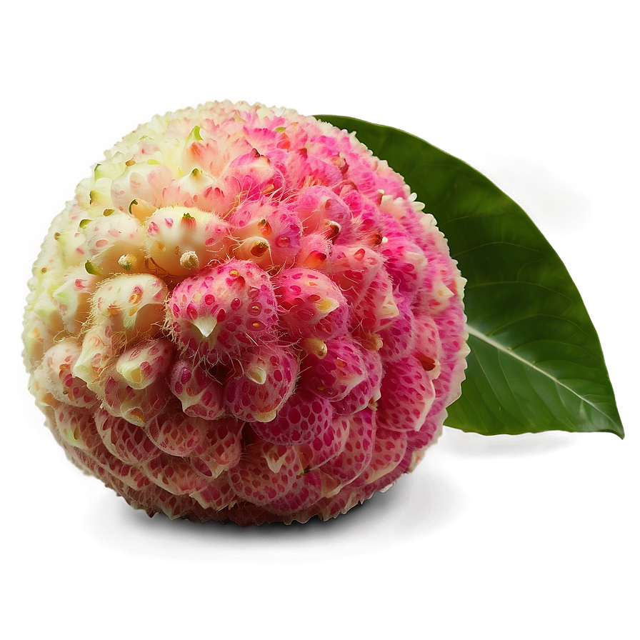 Lychee With Leaf Png Qvs21