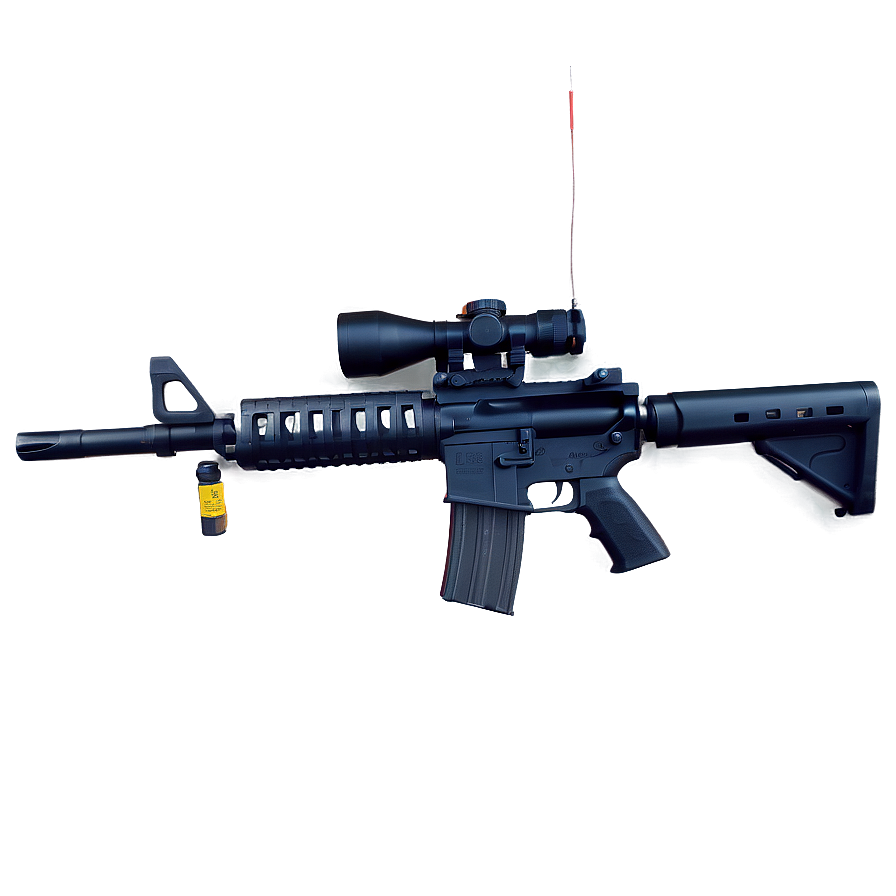 M16 Rifle With Scope Png 33