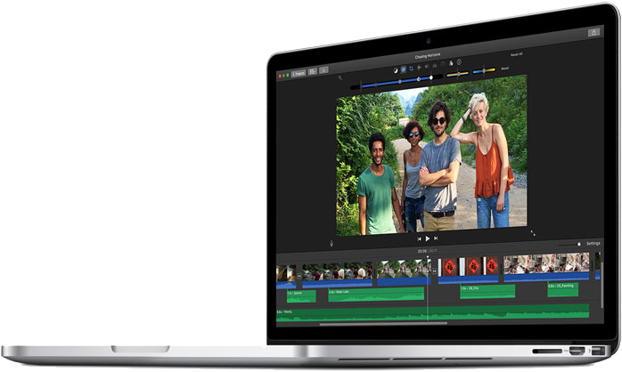 Mac Book Video Editing Software Screen