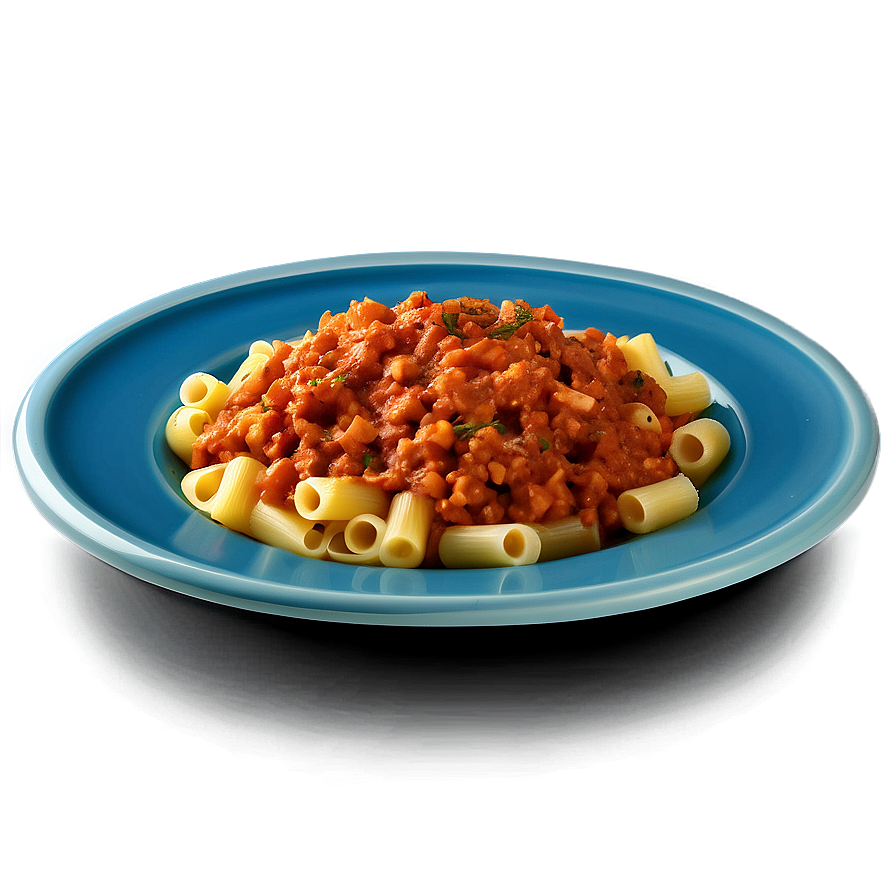 Macaroni With Meat Sauce Png Vgd64