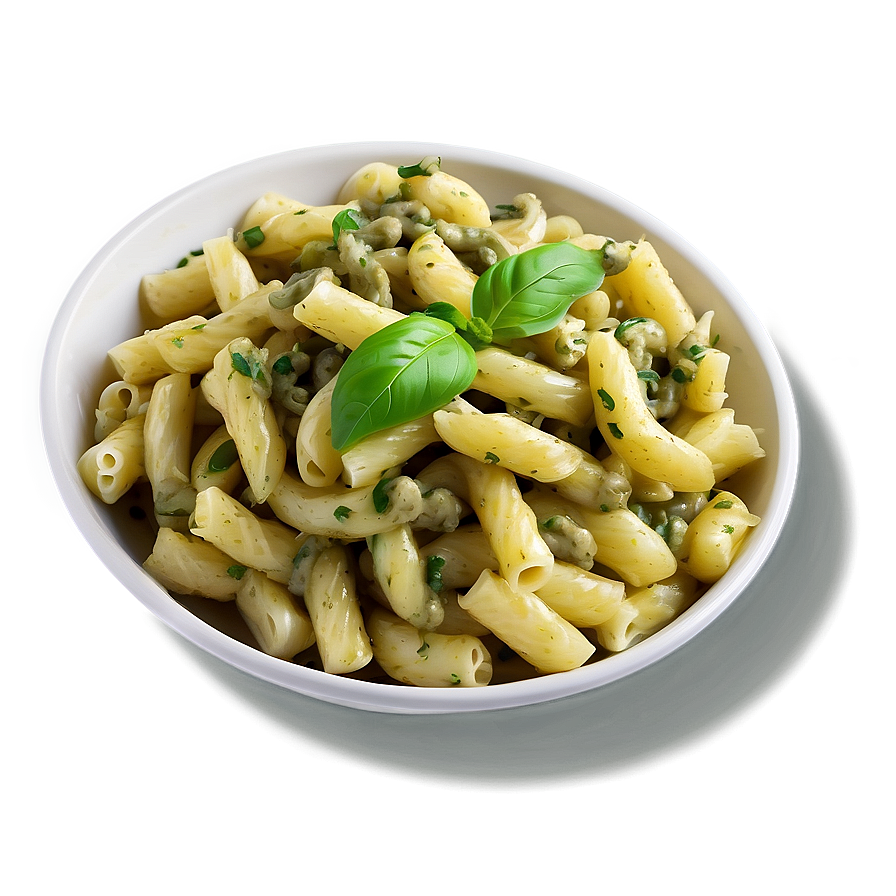 Macaroni With Pesto Sauce Png Iqy15