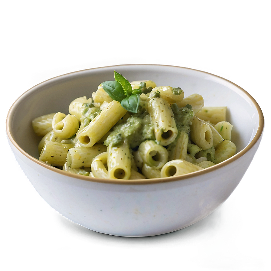 Macaroni With Pesto Sauce Png Xie