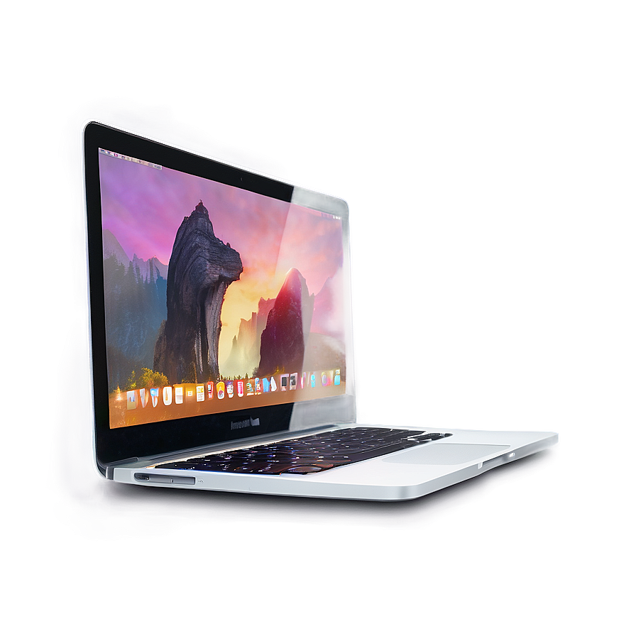 Macbook Front View Png 05062024