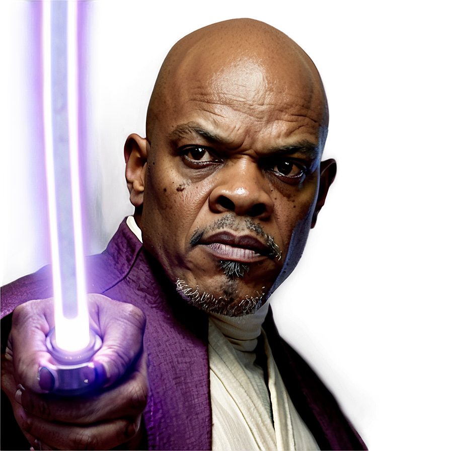 Mace Windu Portrait Art Png 06242024