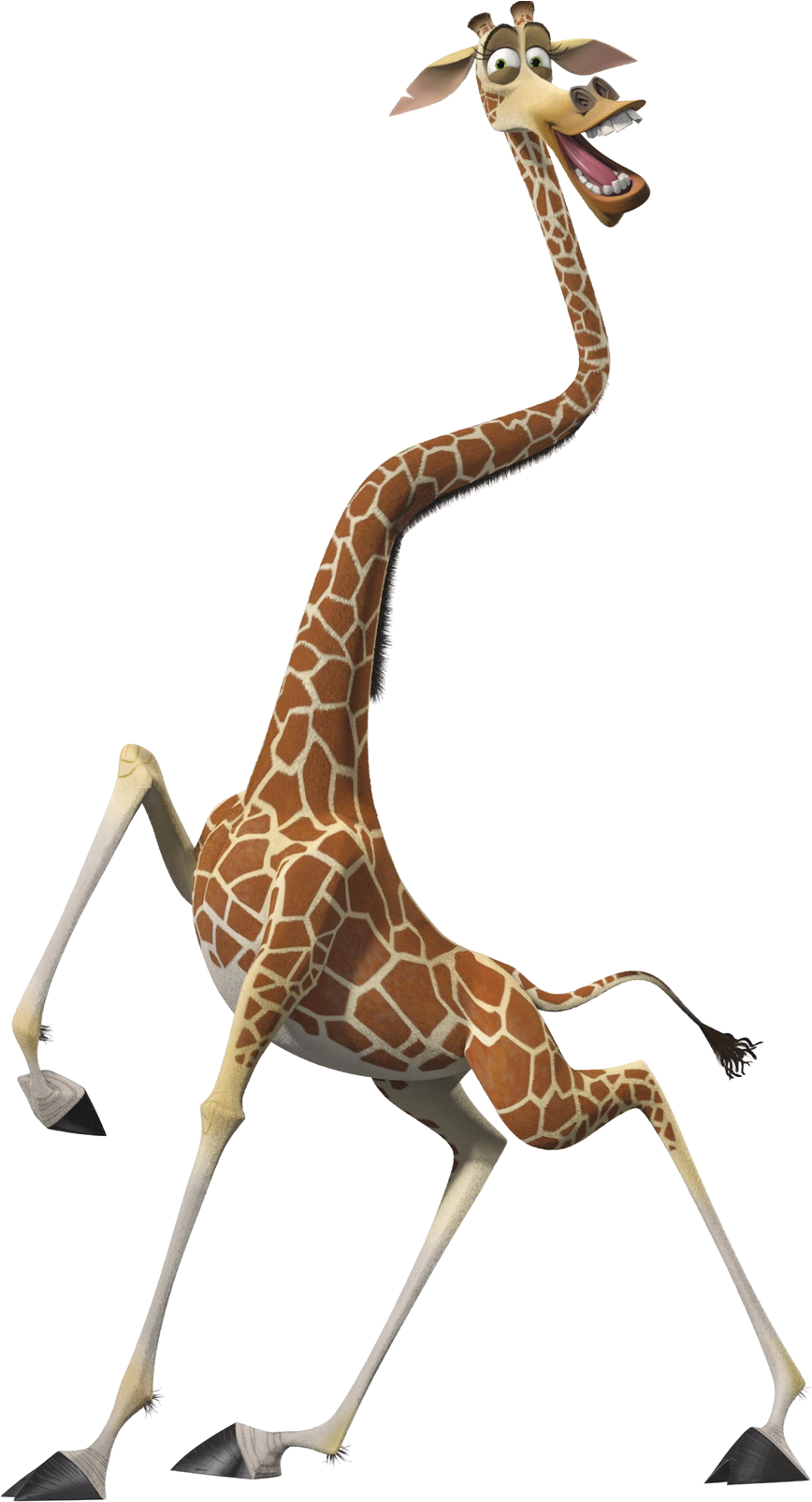 Madagascar Giraffe Character Running