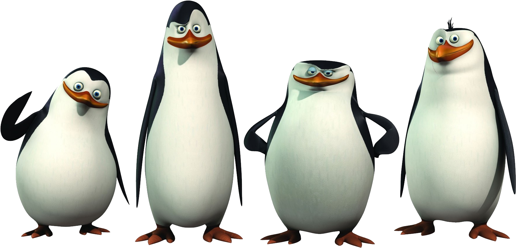 Madagascar Penguins Character Lineup